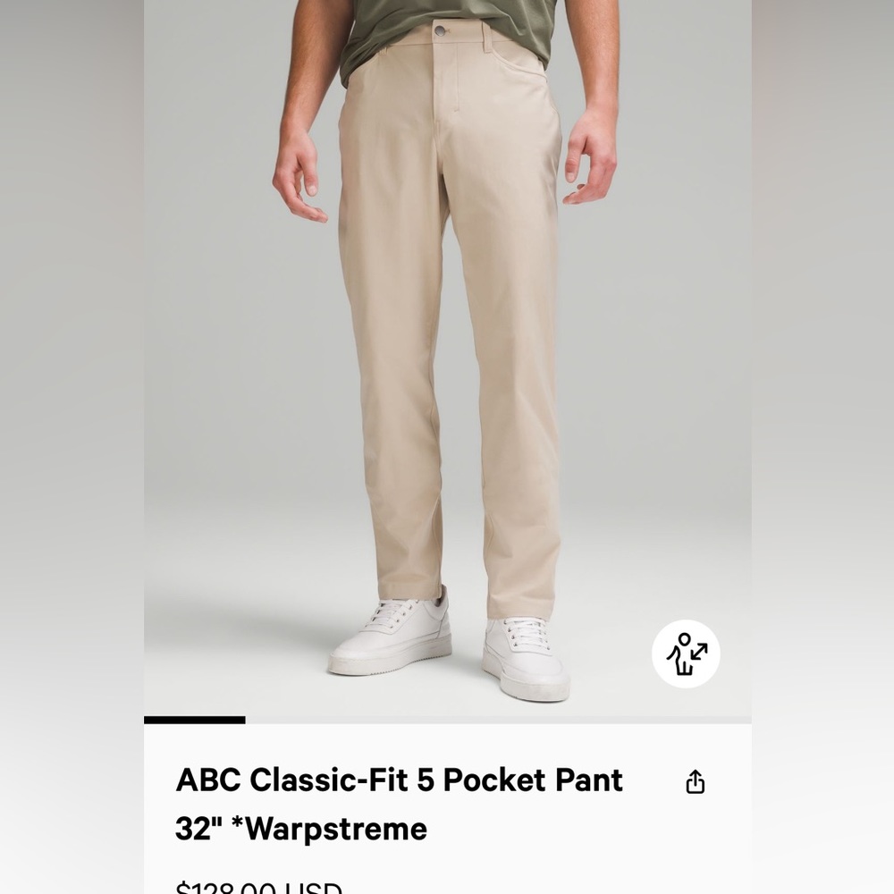Lululemon ABC Classic-Fit 5 Pocket Pant 32"
Warpstreme